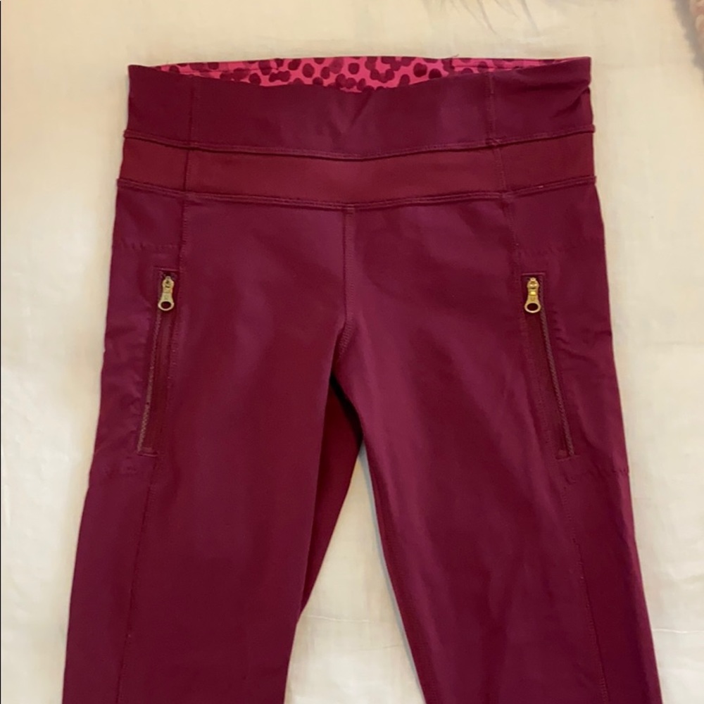 Lululemon Leggings Two Front Zipper Pockets
